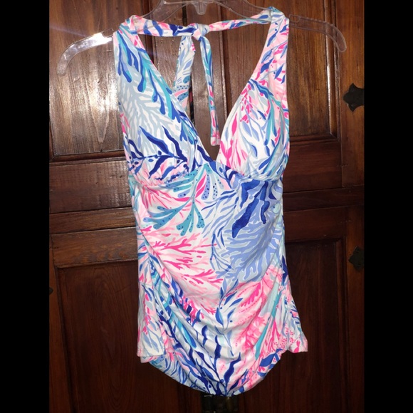 Lilly Pulitzer Other - NWT Lilly Pulitzer Halter Tankini Top Kaleidoscope